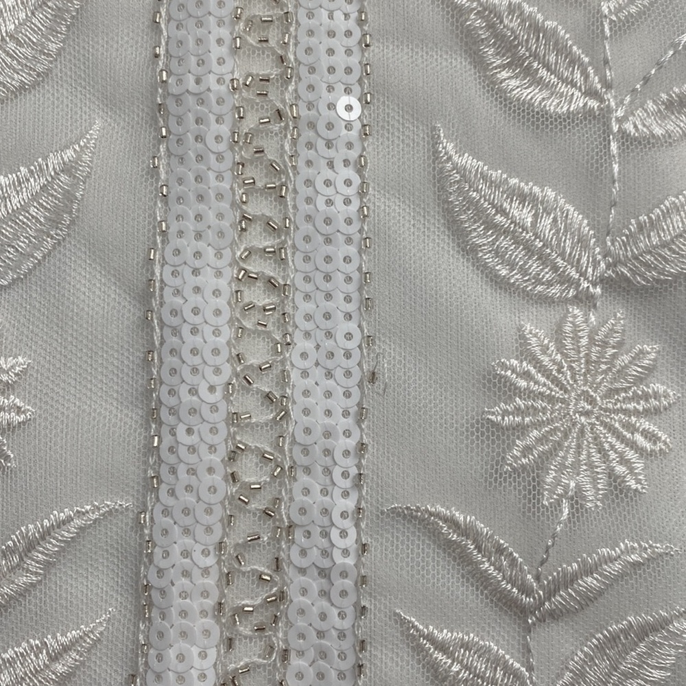 Lulu’s White Sequin Mini Dress - Picture 9 of 11